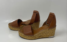 Load image into Gallery viewer, Franco Sarto Womens Clemens Brown Open Toe Wedge Heels Espadrille Sandals Size 7