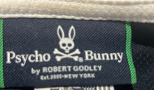 Load image into Gallery viewer, Psycho Bunny Mens Black White Short Sleeve Spread Collar Polo Shirt Size 6