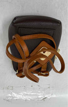 Load image into Gallery viewer, Valentina Womens Brown Leather Adjustable Strap Shoulder Crossbody Bag