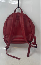 Load image into Gallery viewer, Tommy Hilfiger Womens Red Leather Adjustable Strap Top Handle Backpack