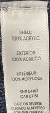 Load image into Gallery viewer, Calvin Klein Womens Blue Round Neck Knitted Pullover Sweater Size Medium