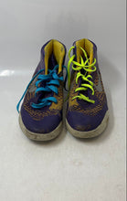 Load image into Gallery viewer, Nike Kids Kobe 9 Elite 636602-501 Purple Yellow Lace-Up Basketball Shoes Size 7Y