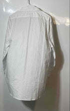 Load image into Gallery viewer, Banana Republic Mens White Printed Slim Fit Long Sleeve Button-Up Shirt Size L