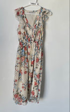 Load image into Gallery viewer, Abercrombie & Fitch Womens Multicolor Floral Ruffle Sleeve Midi Dress Size S