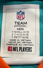 Load image into Gallery viewer, NFL Team Apparel Boys Green Miami Dolphins Jaylen Waddle #17 Jersey Sz XS W/ Tag