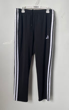Load image into Gallery viewer, Adidas Womens Black Side Stripes Drawstring Activewear Track Pants Size XL