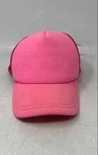 Load image into Gallery viewer, Armani Exchange Mens Pink Embossed Logo Mesh Back Trucker Cap One Size