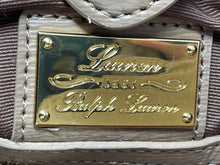 Load image into Gallery viewer, Authentic Lauren Ralph Lauren Womens Newbury Brown Leather Satchel Bag Damaged