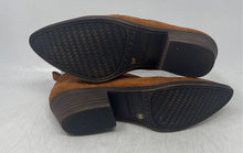 Load image into Gallery viewer, Lucky Brand Womens Joelle Brown Leather Western Ankle Bootie Size 7M