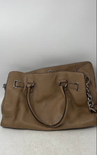 Load image into Gallery viewer, Michael Kors Womens Beige Inner Pockets Double Handle Shoulder Handbag