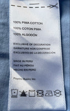 Load image into Gallery viewer, Psycho Bunny Mens Blue Pima Cotton Short Sleeve Crew Neck T-Shirt Size 4