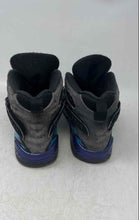 Load image into Gallery viewer, Nike Kids Air Jordan 8 Retro Black Purple Blue Lace-Up Sneakers Shoes Size 3Y