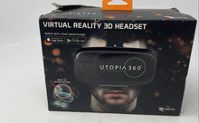 Load image into Gallery viewer, ReTrak Emerge Tech Black Utopia 360 Degree 3D Virtual Reality Headset Not Tested