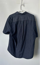 Load image into Gallery viewer, Tommy Hilfiger Mens Blue Printed Short Sleeve Classic Fit Button-Up Shirt Size L