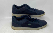 Load image into Gallery viewer, Lacoste Mens Endliner Blue Round Toe Low Top Lace-Up Sneaker Shoes Size 12