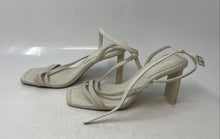Load image into Gallery viewer, Aldo Womens Malena White Open Toe High Stiletto Strappy Heels Size 7.5M