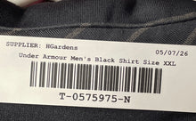 Load image into Gallery viewer, Under Armour Mens Black Striped Short Sleeve The Player Polo Shirt Size XXL