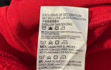 Load image into Gallery viewer, Jordan Boys Red Black Long Sleeve Flight Sideline Fleece Pullover Hoodie Size L