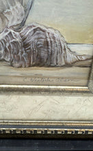 Load image into Gallery viewer, Seashell Creation Vase Wall Hanging Home Decor Art Painting By C. Winterle Olson