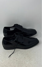 Load image into Gallery viewer, Fabian Couture Mens Black Patent Leather Derby Dress Shoes Size 11 1/2M