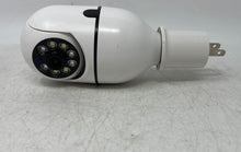 Load image into Gallery viewer, White 202210 Smart Bulb Wi-Fi Security & Surveillance Camera Untested