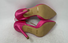 Load image into Gallery viewer, Elegant Park Womens Fuchsia Pink Pointed Toe Ankle Strap D'Orsay Heels Size 6