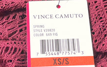Load image into Gallery viewer, Vince Camuto Womens Red Open Front Sleeveless Duster Jacket Size XS/S With Tag