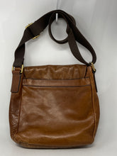 Load image into Gallery viewer, Authentic Fossil Womens Brown Adjustable Strap Messenger Bag Stained
