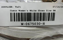 Load image into Gallery viewer, G By Guess Womens White Round Toe Lace-Up Low Top Sneakers Shoes Size 6M