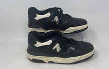 Load image into Gallery viewer, New Balance Mens 550 Black White Leather Lace-Up Sneaker Shoes Size 5.5