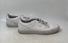 Load image into Gallery viewer, Vans Womens Seldan White Leather Low Top Lace-Up Sneaker Shoes Size 11