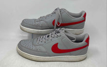 Load image into Gallery viewer, Nike Mens Court Vision Low Next Nature Gray White Red Sneakers Shoes Size 10