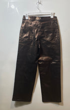 Load image into Gallery viewer, Banana Republic Womens Brown Shimmer High-Rise Straight Jeans Size 27 Petite