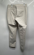 Load image into Gallery viewer, Ann Taylor Womens Cream Flat Front Straight Leg Modern Fit Dress Pants Size 10P