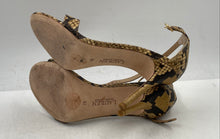 Load image into Gallery viewer, Authentic Lauren Ralph Lauren Womens Allie Khaki Ankle Strap Heels Size 7 B