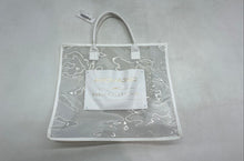 Load image into Gallery viewer, Aroma360 Paris Collection Womens White Clear Double Handle Tote Bag