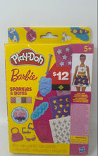 Load image into Gallery viewer, Hasbro G1364 Play-Doh Barbie Sparkles & Gems Fashions Set For Age 5+ With Box
