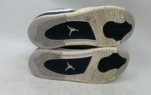 Load image into Gallery viewer, Nike Kids Jordan 4 Retro BQ7669-111 White Gray Lace-Up Sneaker Shoes Size 3Y