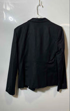 Load image into Gallery viewer, Banana Republic Womens Black Long Sleeve Collared Two-Button Blazer Size 8
