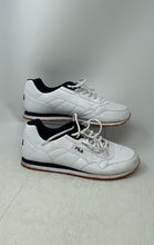 Load image into Gallery viewer, Fila Mens Cress 1RM02004-125 White Navy Blue Sneaker Shoes Size 13