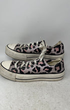 Load image into Gallery viewer, Converse Womens CTAS Lift Low White Black Pink Animal Print Sneaker Shoes Size 9