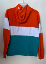 Load image into Gallery viewer, New Era Unisex Orange Aqua NFL Team Apparel Miami Dolphins Pullover Hoodie Sz M