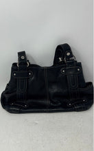 Load image into Gallery viewer, Tignanello Womens Black Leather Inner Pockets Double Handle Shoulder Bag