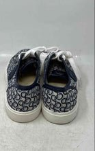 Load image into Gallery viewer, Sam & Libby Womens Dina White Blue Printed Lace-Up Sneaker Shoes Size 10M