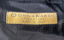 Load image into Gallery viewer, Donna Karan Mens Black Notch Lapel Single Breasted Three-Button Blazer Sz 38/31