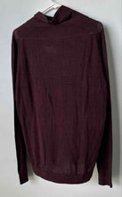 Load image into Gallery viewer, Armani Exchange Mens Red Long Sleeve Shawl Neck Pullover Sweater Size Large