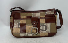 Load image into Gallery viewer, Etienne Aigner Womens Beige And Brown Patchwork Inner Pocket Shoulder Handbag