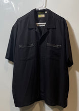 Load image into Gallery viewer, Cubavera Mens Black Short Sleeve Spread Collar Button-Up Shirt Size XL