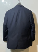 Load image into Gallery viewer, Hugo Boss Mens Blue Notch Lapel Flap Pocket Three Button Blazer Jacket Size 50