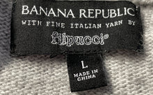Load image into Gallery viewer, Banana Republic Womens Gray Long Sleeve Pullover Sweater Size Large